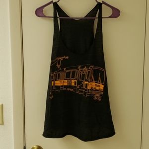 American apparel sf muni tank top!